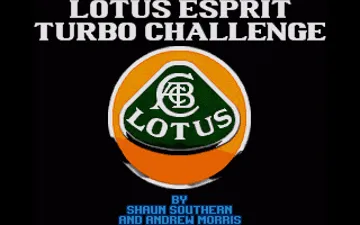 Lotus Esprit Turbo Challenge screen shot title